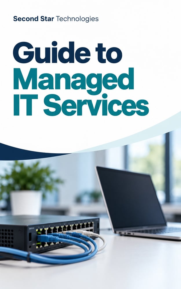 Guide to Managed IT Services cover, Second Star Technologies Guide to Managed IT Services cover, Second Star Technologies